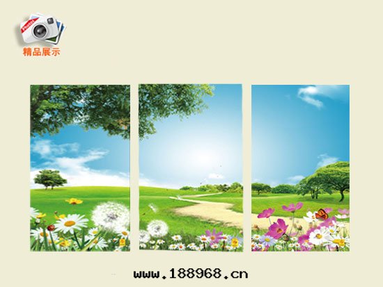 蓝天(tiān)白(bái)雲(yún)三聯